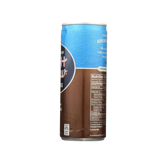 Cold Brew Design Aluminum Can Pack Black Coffee Drink