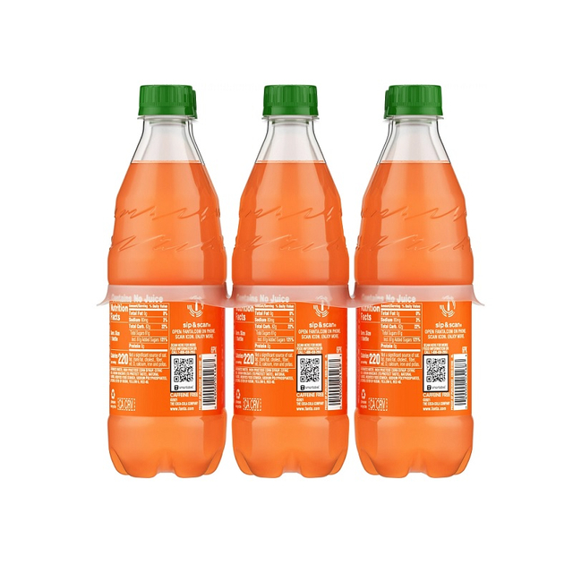 Orange Flavor OEM Brand Factory Sale Carbonated Soda Drink