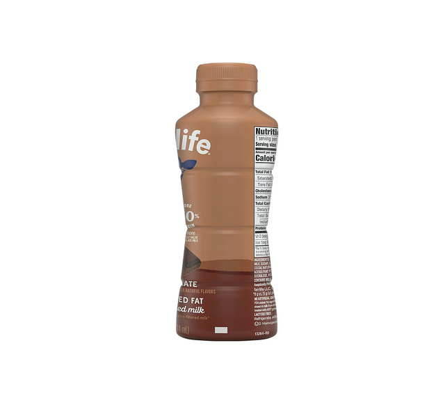 Chocolate Taste Plastic Bottle Package Protein Milk Drink