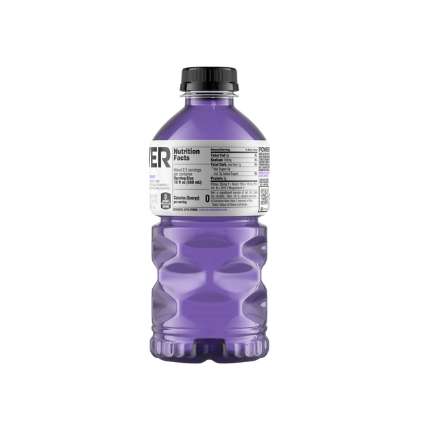 Plastic bottle energy drink