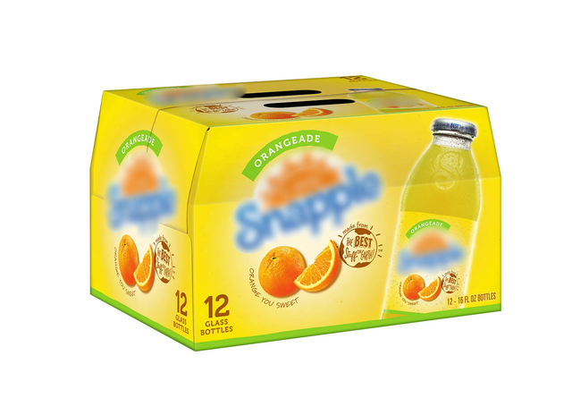 12 in 1 Big Carton Package Design For Plastic Bottle Juice Drink