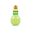 Light Bulb Bottle Design Fruit Flavor Sparkling Soda Beverage